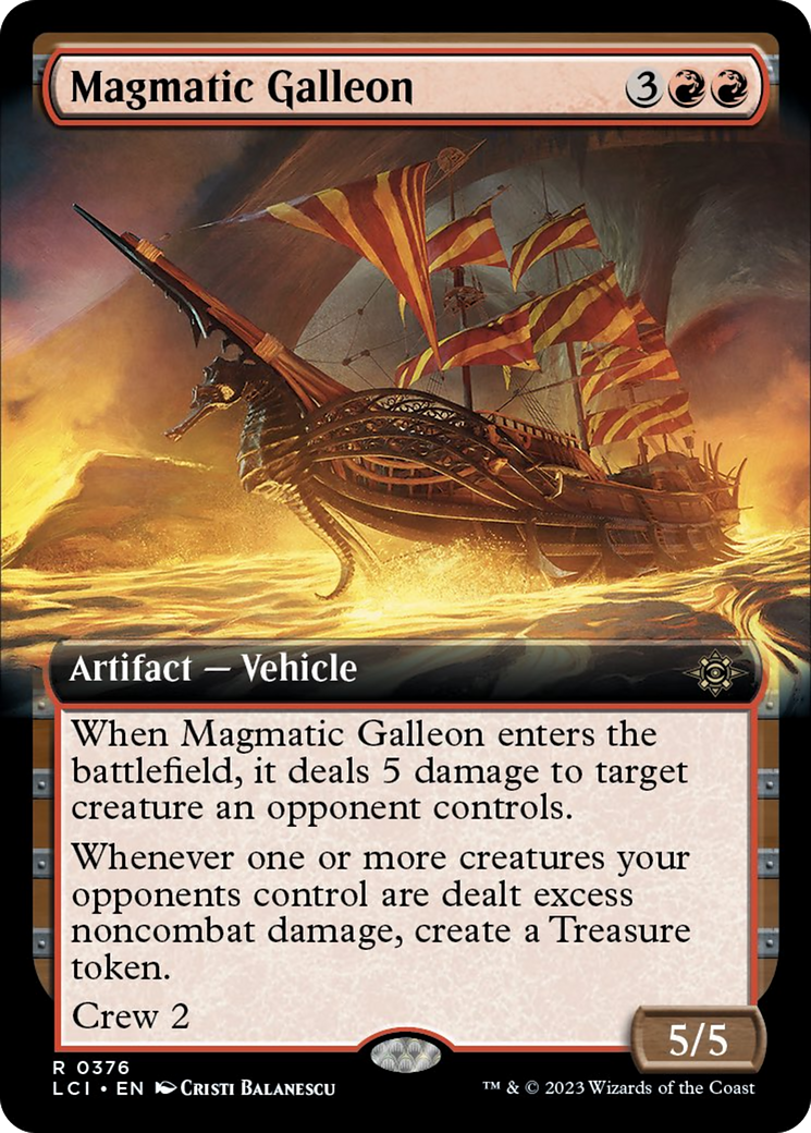 Magmatic Galleon (Extended Art) [The Lost Caverns of Ixalan] | Empire Gaming NC