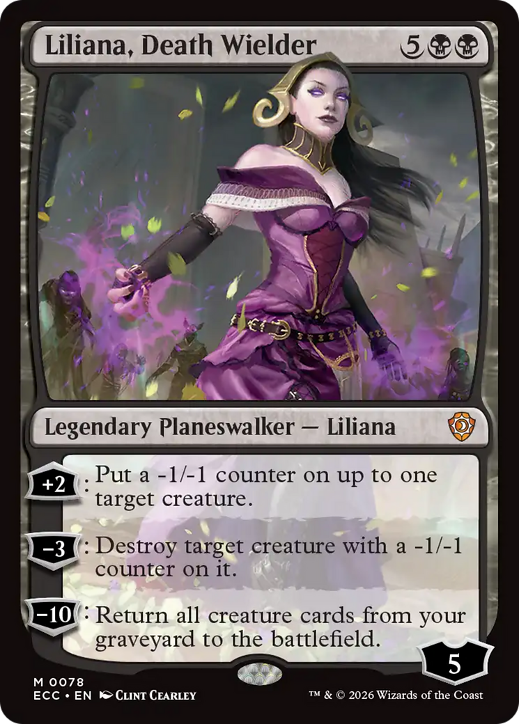 Liliana, Death Wielder [Lorwyn Eclipsed Commander] | Empire Gaming NC