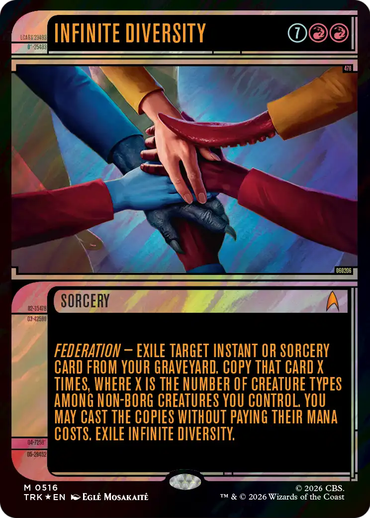 Infinite Diversity (Showcase) (Surge Foil) [Star Trek] | Empire Gaming NC