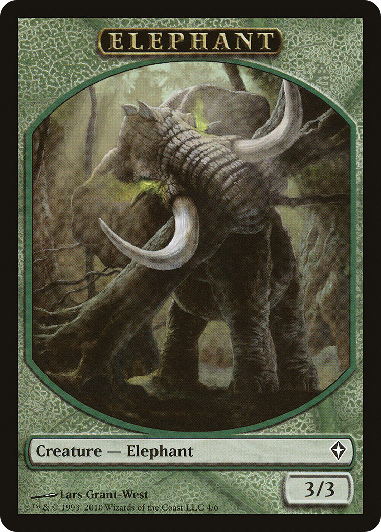 Angel // Elephant Double-Sided Token [Marvel Super Heroes Commander Tokens] | Empire Gaming NC