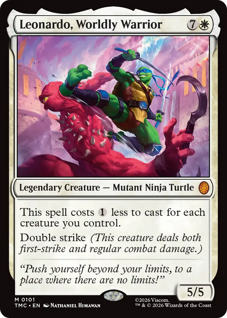 Leonardo, Worldly Warrior [Teenage Mutant Ninja Turtles Commander] | Empire Gaming NC