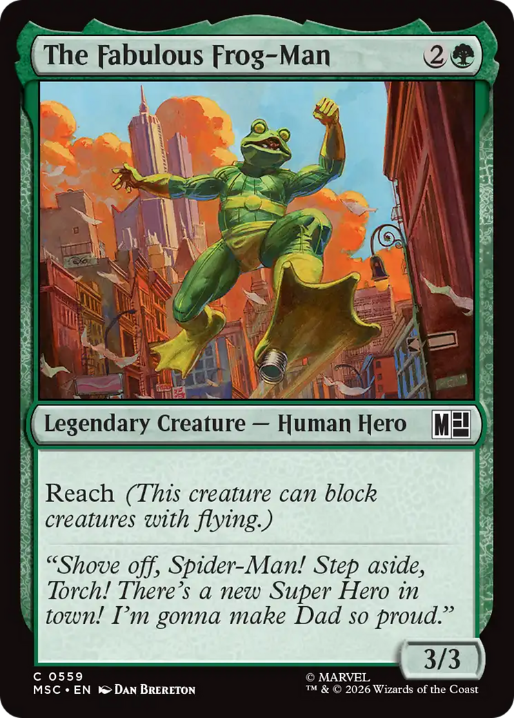 The Fabulous Frog-Man [Marvel Super Heroes Commander] | Empire Gaming NC