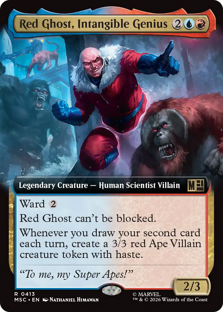 Red Ghost, Intangible Genius (Extended Art) [Marvel Super Heroes Commander] | Empire Gaming NC