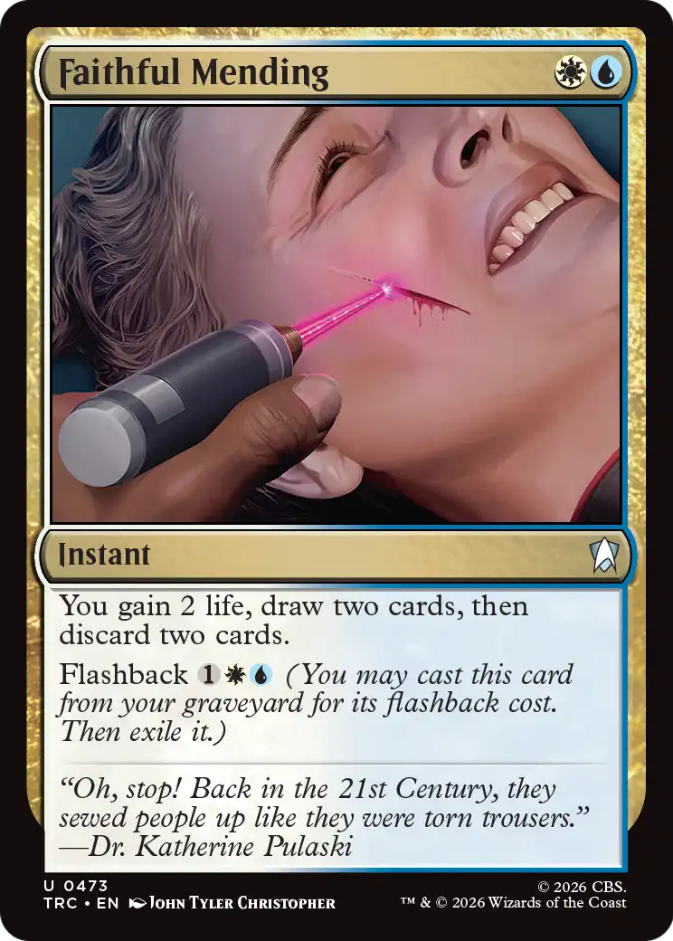 Faithful Mending (Surge Foil) [Star Trek Commander] | Empire Gaming NC