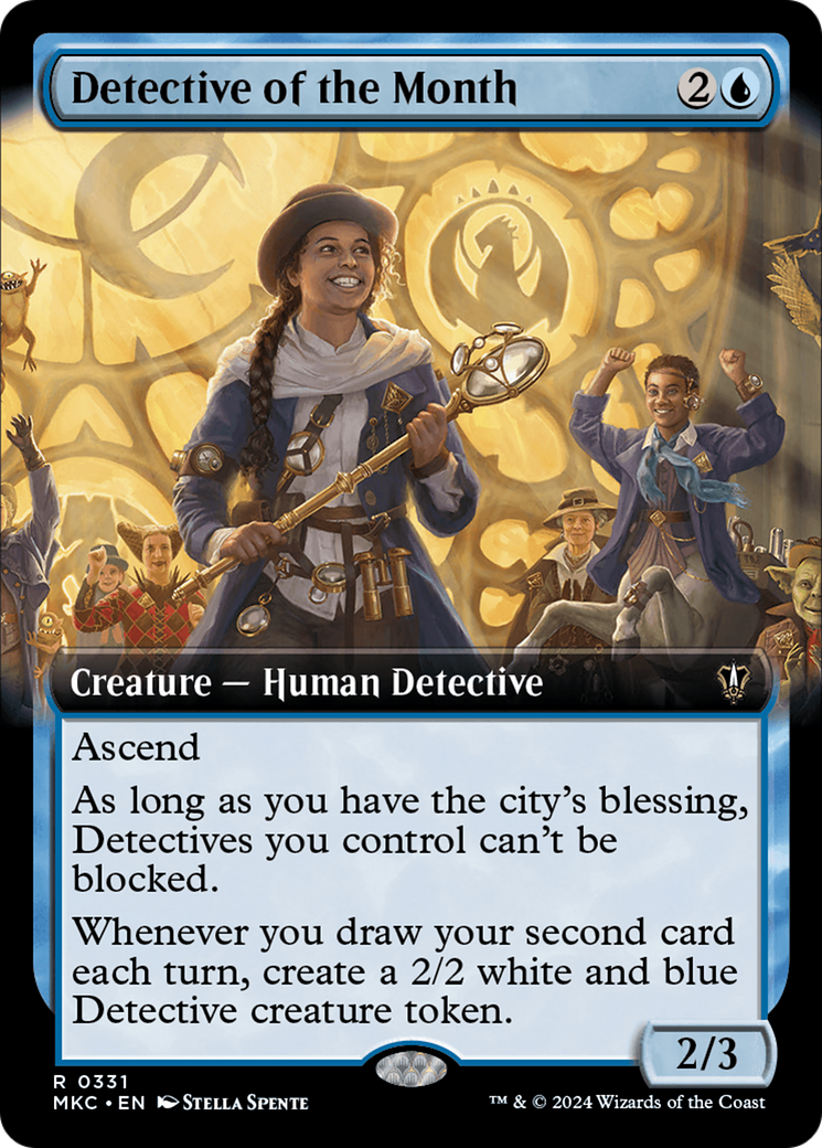 Detective of the Month (Extended Art) [Murders at Karlov Manor Commander] | Empire Gaming NC