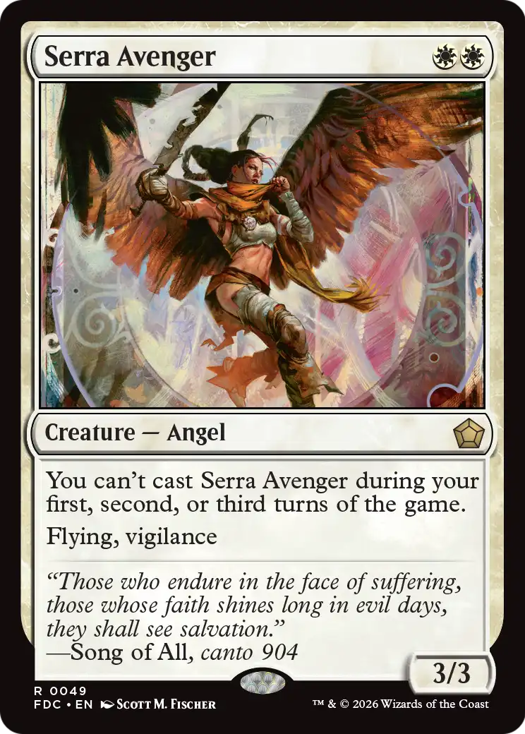 Serra Avenger [Foundations Commander] | Empire Gaming NC