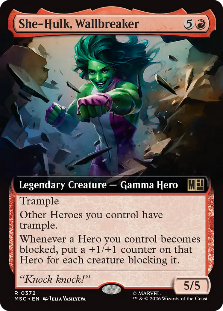 She-Hulk, Wallbreaker (Extended Art) [Marvel Super Heroes Commander] | Empire Gaming NC