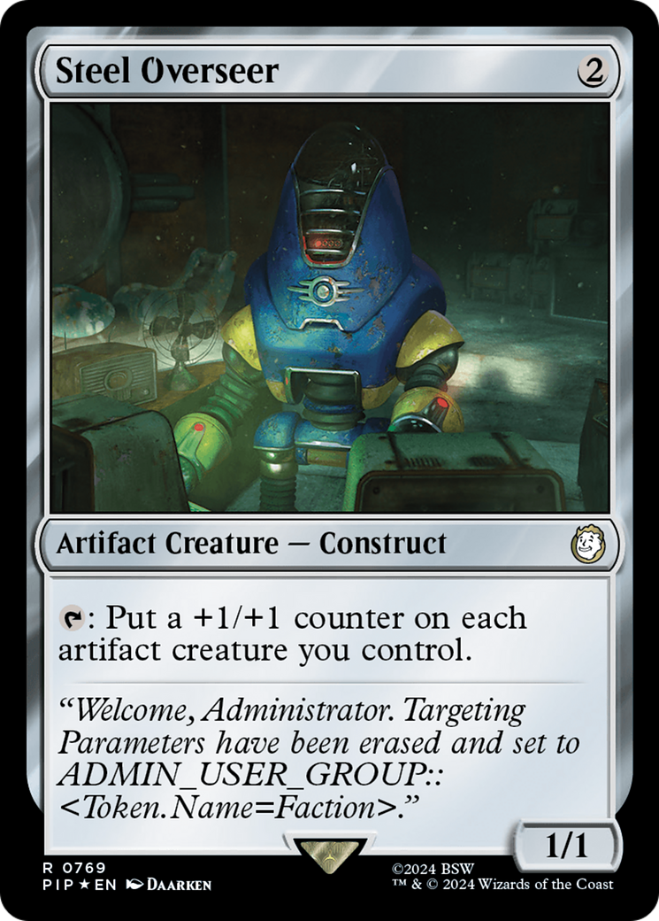 Steel Overseer (Surge Foil) [Fallout] | Empire Gaming NC