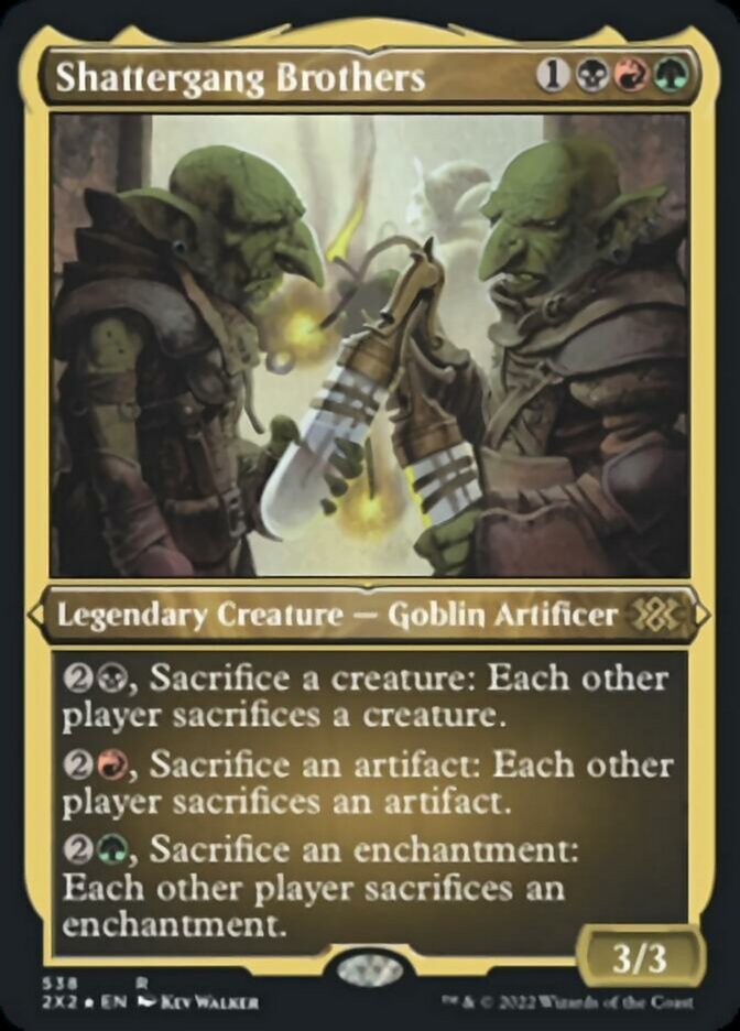 Shattergang Brothers (Foil Etched) [Double Masters 2022] | Empire Gaming NC