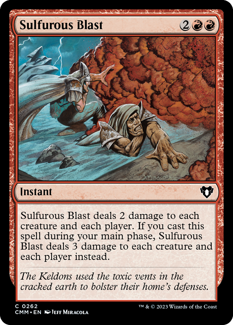 Sulfurous Blast [Commander Masters] | Empire Gaming NC