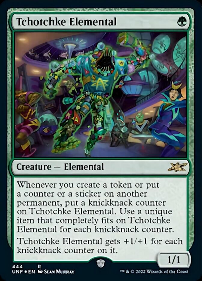 Tchotchke Elemental (Galaxy Foil) [Unfinity] | Empire Gaming NC