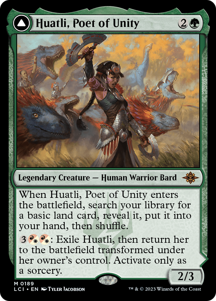 Huatli, Poet of Unity // Roar of the Fifth People [The Lost Caverns of Ixalan] | Empire Gaming NC