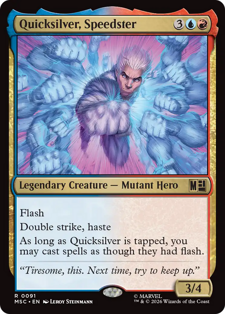 Quicksilver, Speedster (Surge Foil) [Marvel Super Heroes Commander] | Empire Gaming NC