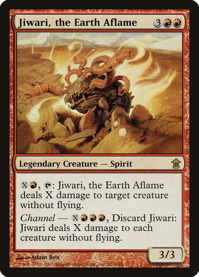 Jiwari, the Earth Aflame [Saviors of Kamigawa] | Empire Gaming NC