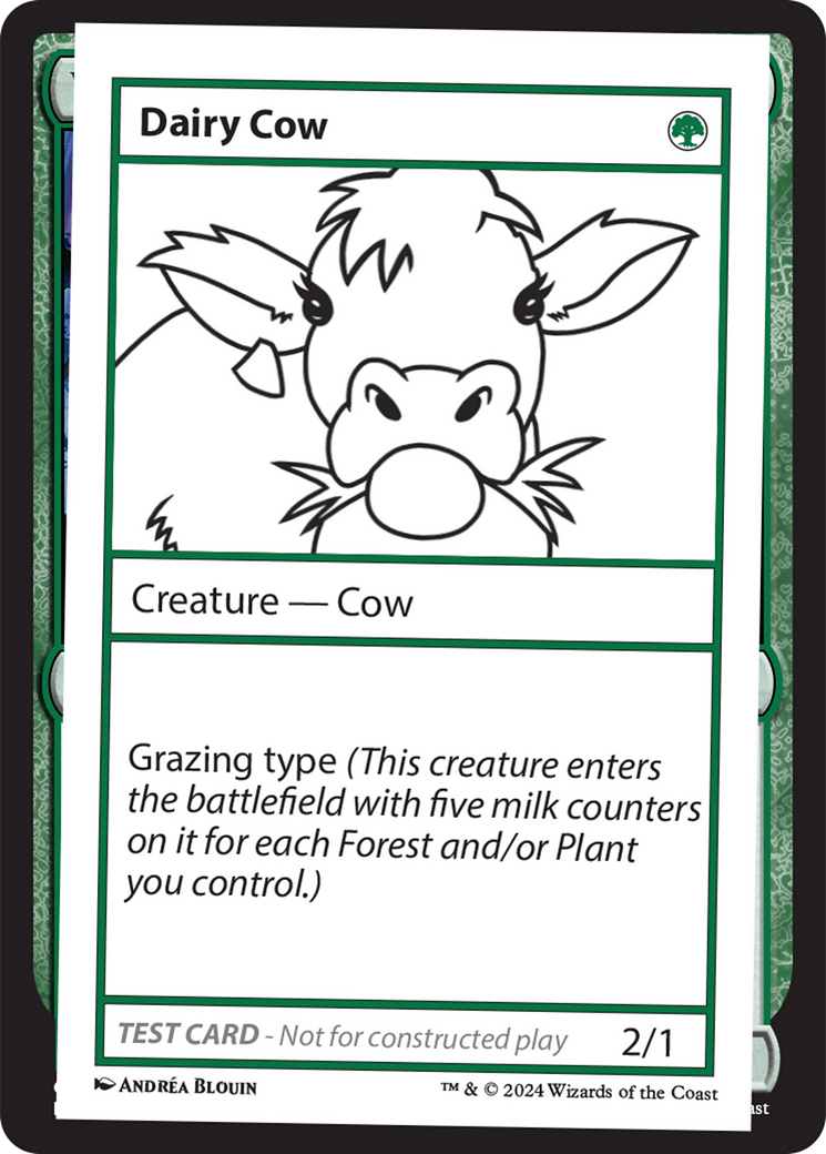 Dairy Cow [Mystery Booster 2 Playtest Cards] | Empire Gaming NC