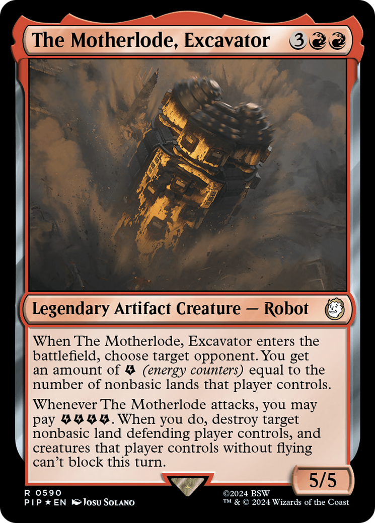 The Motherlode, Excavator (Surge Foil) [Fallout] | Empire Gaming NC