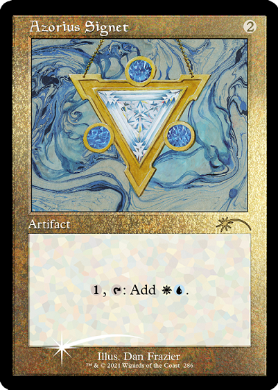 Azorius Signet (Retro) (Foil Etched) [Secret Lair Drop Series] | Empire Gaming NC