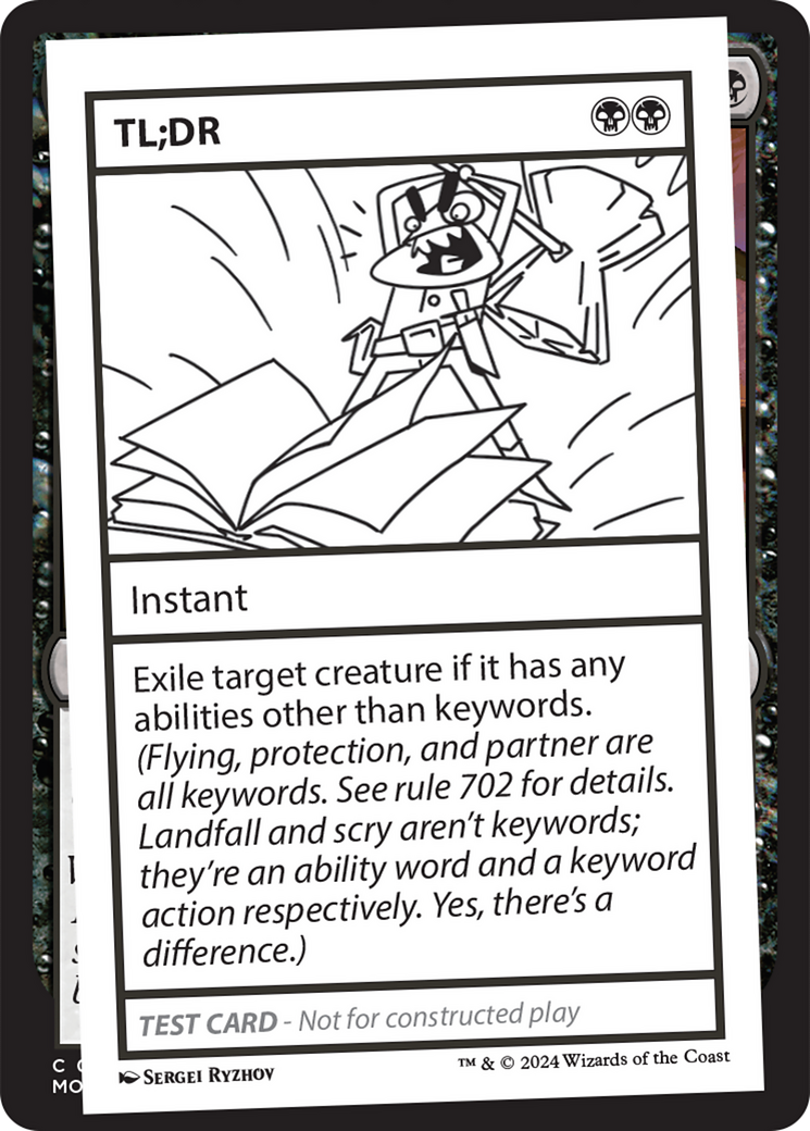 TL;DR [Mystery Booster 2 Playtest Cards] | Empire Gaming NC