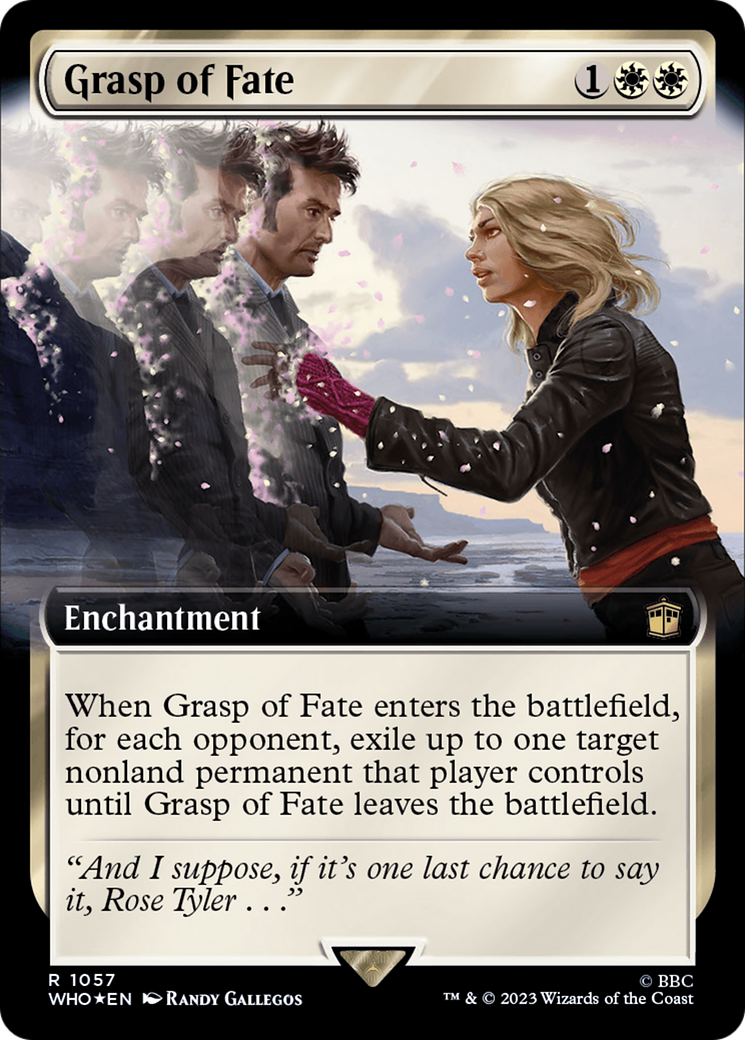 Grasp of Fate (Extended Art) (Surge Foil) [Doctor Who] | Empire Gaming NC