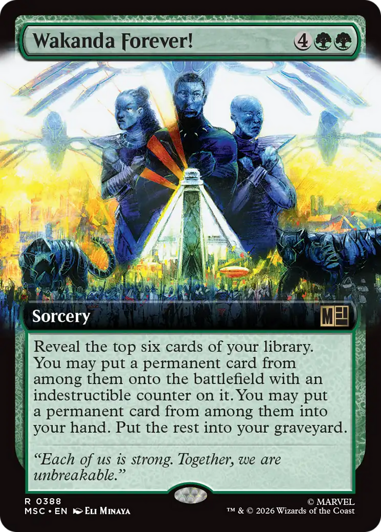 Wakanda Forever! (Extended Art) [Marvel Super Heroes Commander] | Empire Gaming NC
