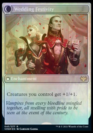 Wedding Announcement // Wedding Festivity [Innistrad: Crimson Vow Prerelease Promos] | Empire Gaming NC