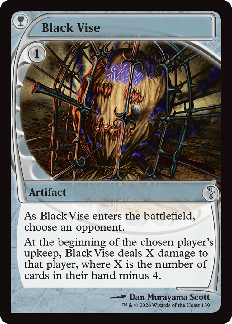 Black Vise (Future Sight) [Mystery Booster 2] | Empire Gaming NC