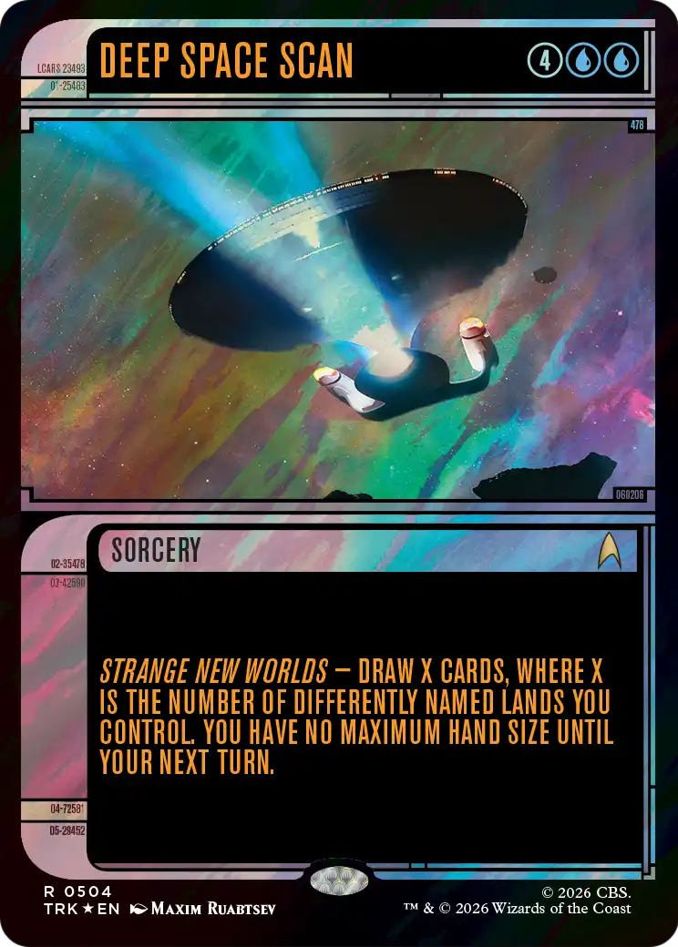 Deep Space Scan (Showcase) (Surge Foil) [Star Trek] | Empire Gaming NC