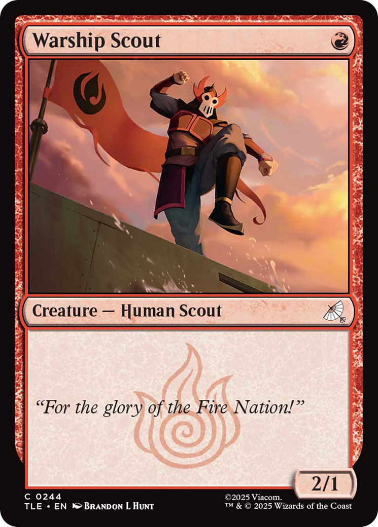 Warship scout [Avatar: The Last Airbender: Eternal-Legal] | Empire Gaming NC