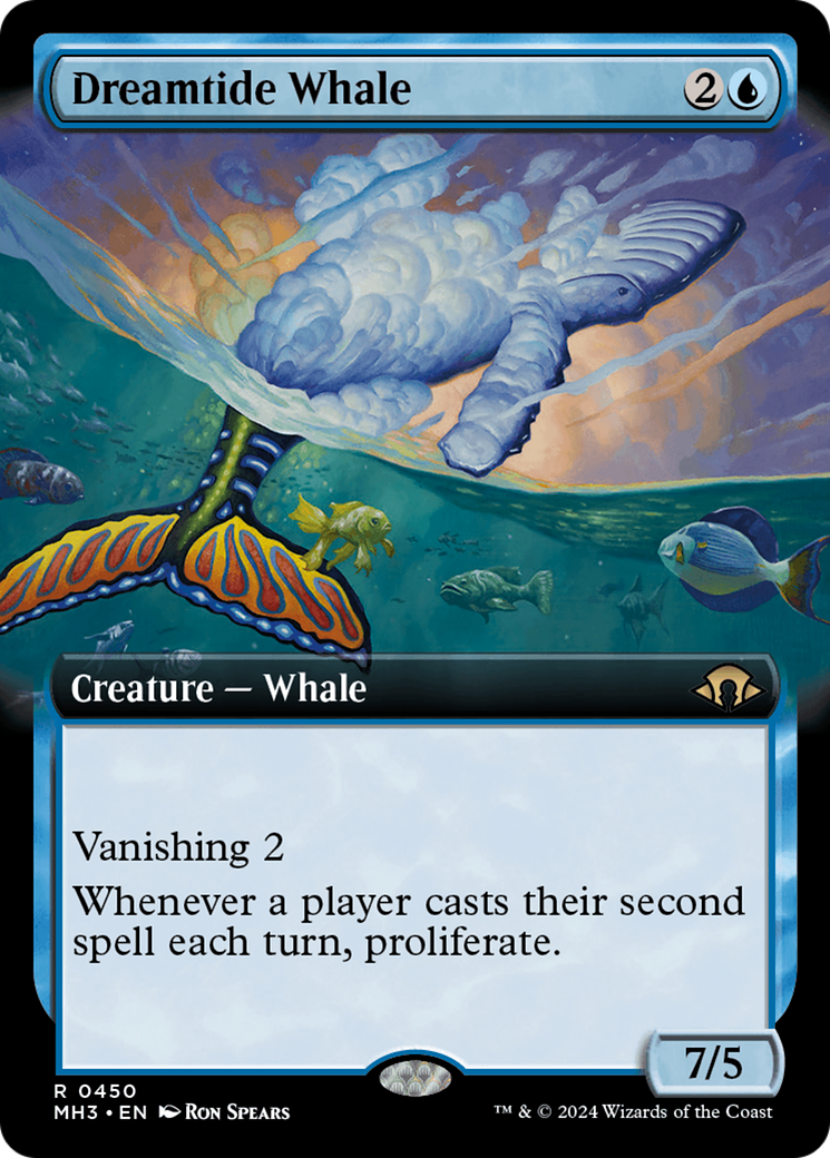 Dreamtide Whale (Extended Art) [Modern Horizons 3] | Empire Gaming NC