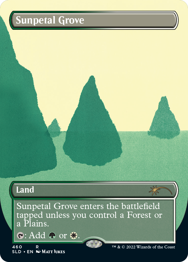 Sunpetal Grove (Borderless) [Secret Lair Drop Series] | Empire Gaming NC