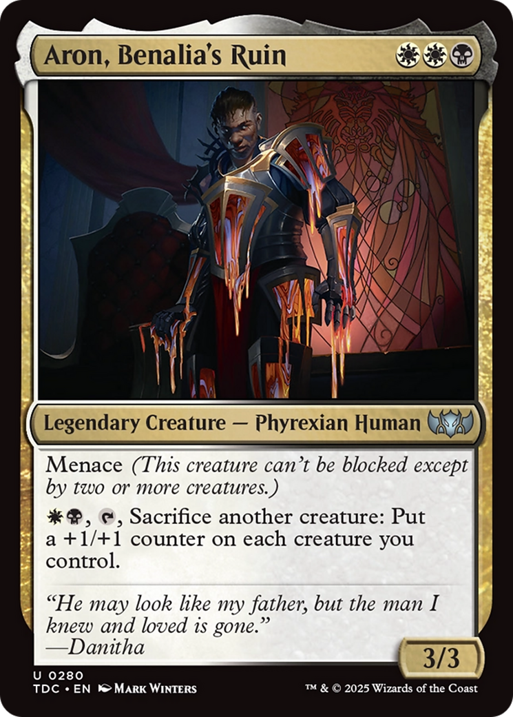 Aron, Benalia's Ruin [Tarkir: Dragonstorm Commander] | Empire Gaming NC