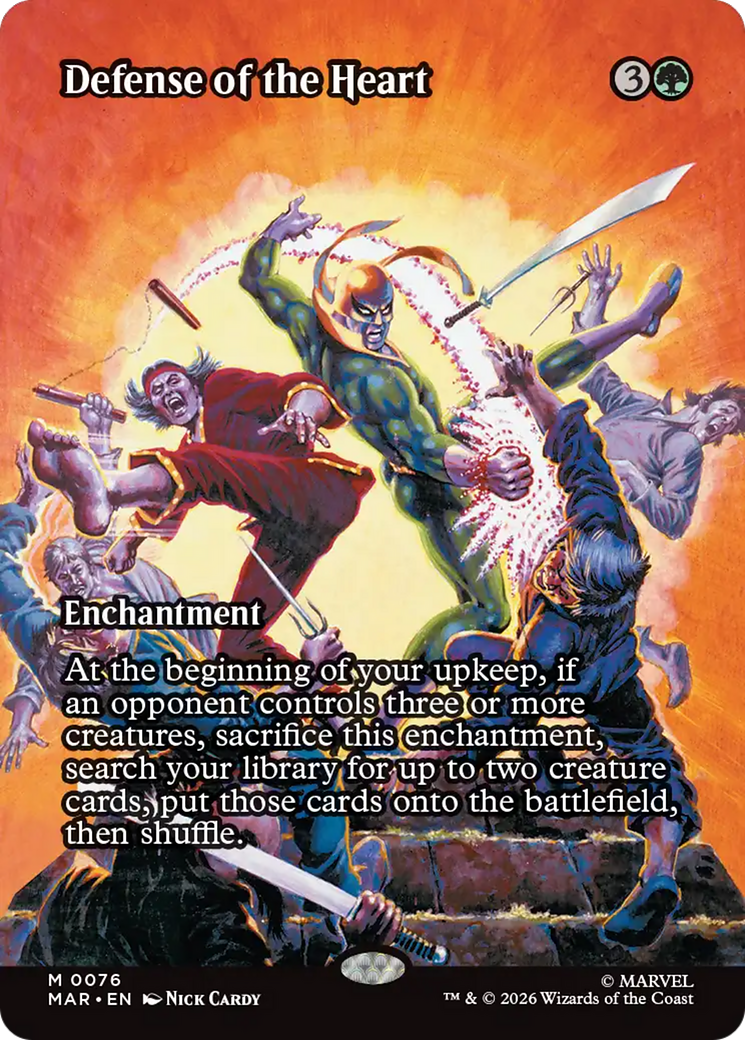 Defense of the Heart (Borderless) [Marvel Universe: Eternal-Legal] | Empire Gaming NC