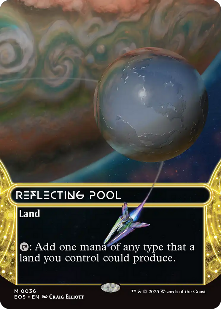 Reflecting Pool (0036) (Borderless) [Edge of Eternities: Stellar Sights] | Empire Gaming NC