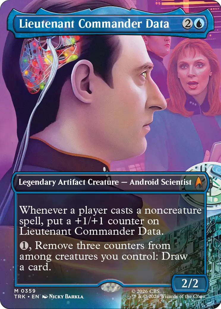 Lieutenant Commander Data (Borderless) [Star Trek] | Empire Gaming NC