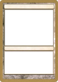 2004 World Championship Blank Card [World Championship Decks 2004] | Empire Gaming NC