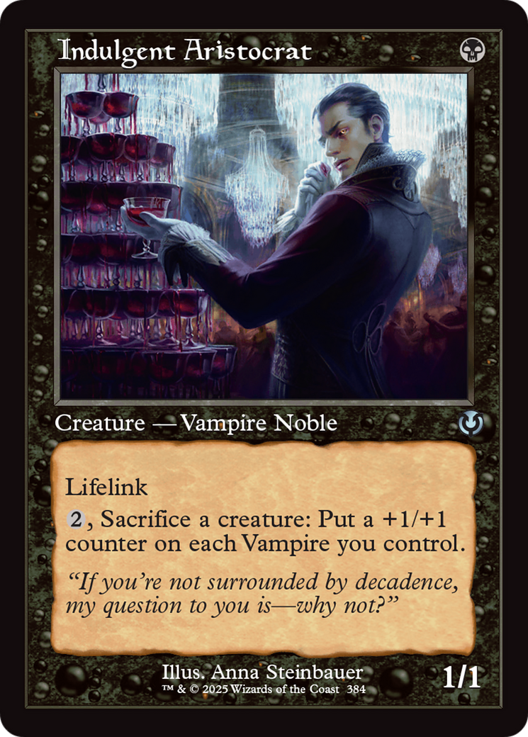 Indulgent Aristocrat (Retro Frame) [Innistrad Remastered] | Empire Gaming NC