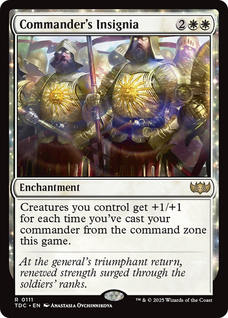 Commander's Insignia [Tarkir: Dragonstorm Commander] | Empire Gaming NC