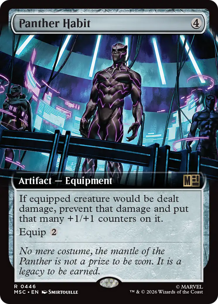 Panther Habit (Extended Art) [Marvel Super Heroes Commander] | Empire Gaming NC
