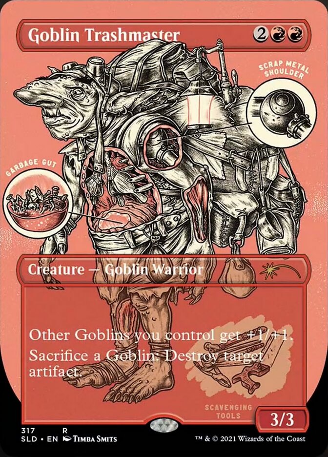 Goblin Trashmaster (Borderless Foil Etched) [Secret Lair Drop Series] | Empire Gaming NC