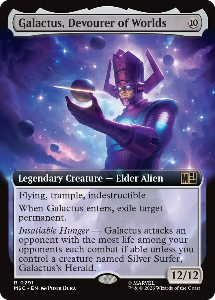 Galactus, Devourer of Worlds (Extended Art) [Marvel Super Heroes Commander] | Empire Gaming NC