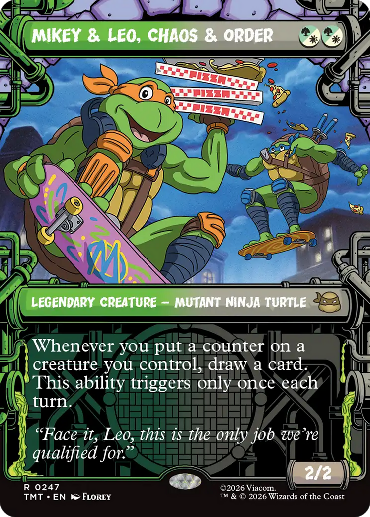 Mikey & Leo, Chaos & Order (Showcase) [Teenage Mutant Ninja Turtles] | Empire Gaming NC
