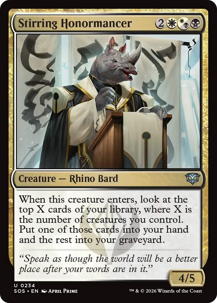 Stirring Honormancer [Secrets of Strixhaven] | Empire Gaming NC