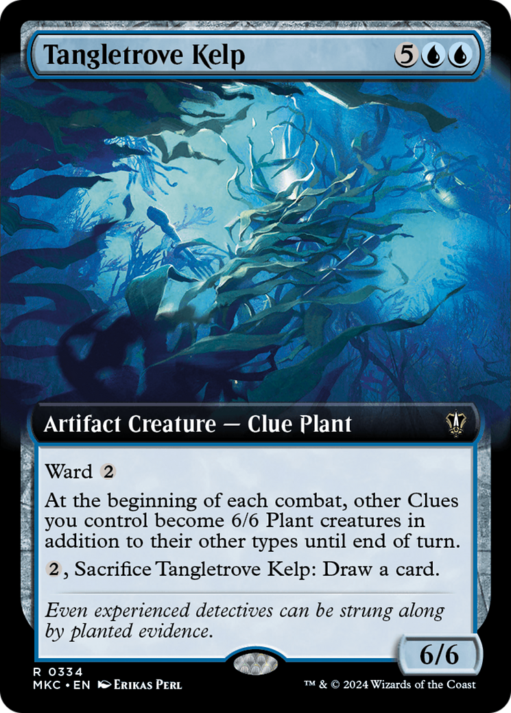 Tangletrove Kelp (Extended Art) [Murders at Karlov Manor Commander] | Empire Gaming NC