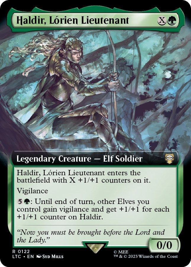 Haldir, Lorien Lieutenant (Extended Art) [The Lord of the Rings: Tales of Middle-Earth Commander] | Empire Gaming NC