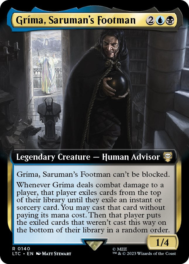 Grima, Saruman's Footman (Extended Art) [The Lord of the Rings: Tales of Middle-Earth Commander] | Empire Gaming NC