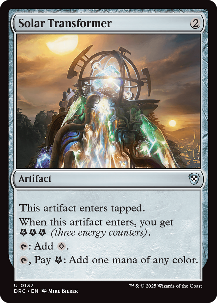 Solar Transformer [Aetherdrift Commander] | Empire Gaming NC
