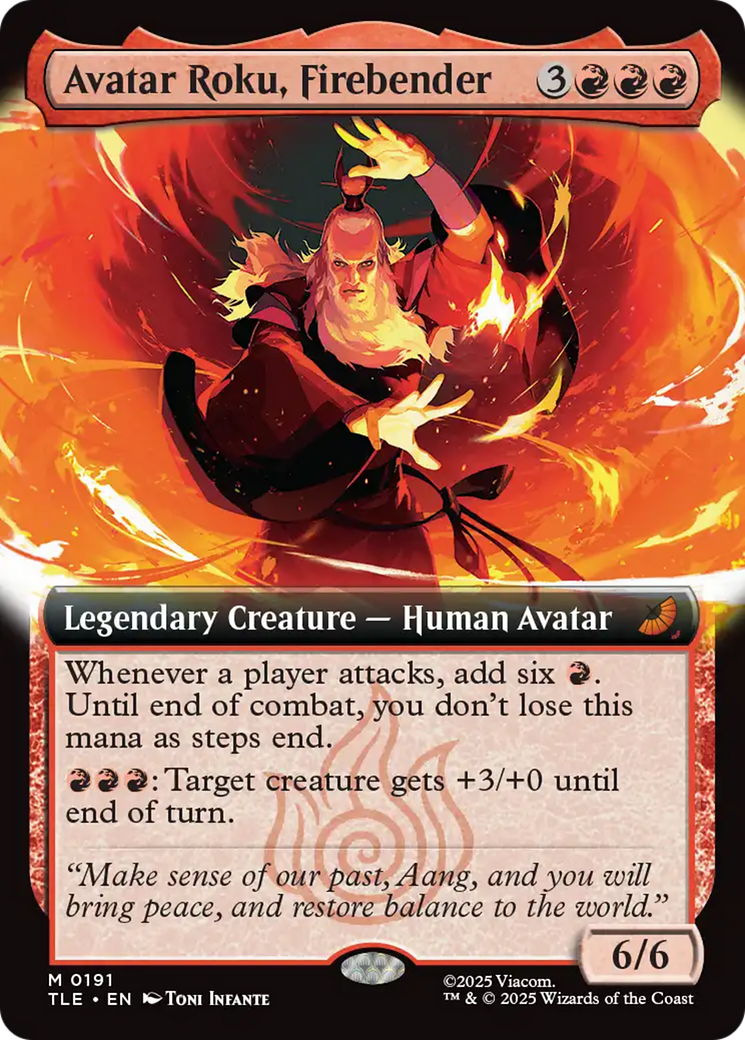 Avatar Roku, Firebender (Extended Art) [Avatar: The Last Airbender: Eternal-Legal] | Empire Gaming NC