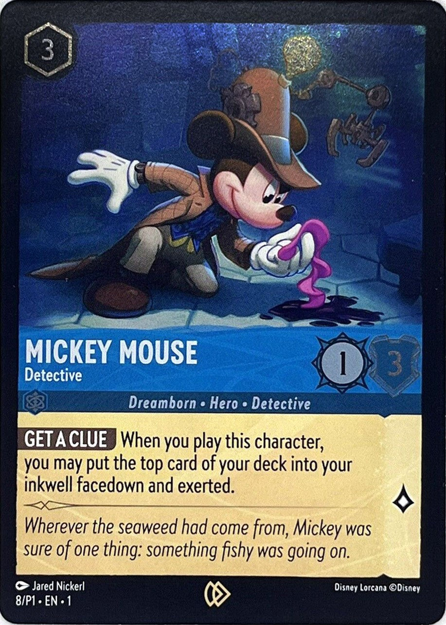 Mickey Mouse - Detective (8) [Promo Cards] | Empire Gaming NC