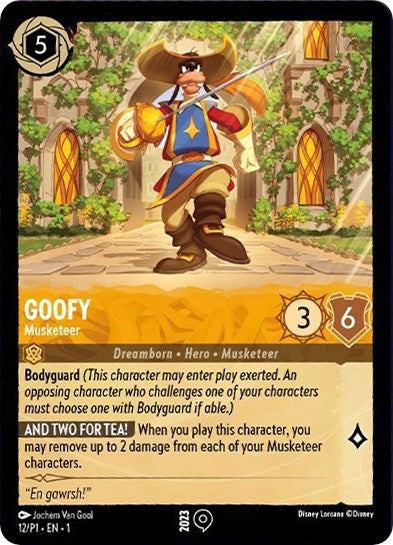 Goofy - Musketeer (12/P1) [Promo Cards] | Empire Gaming NC