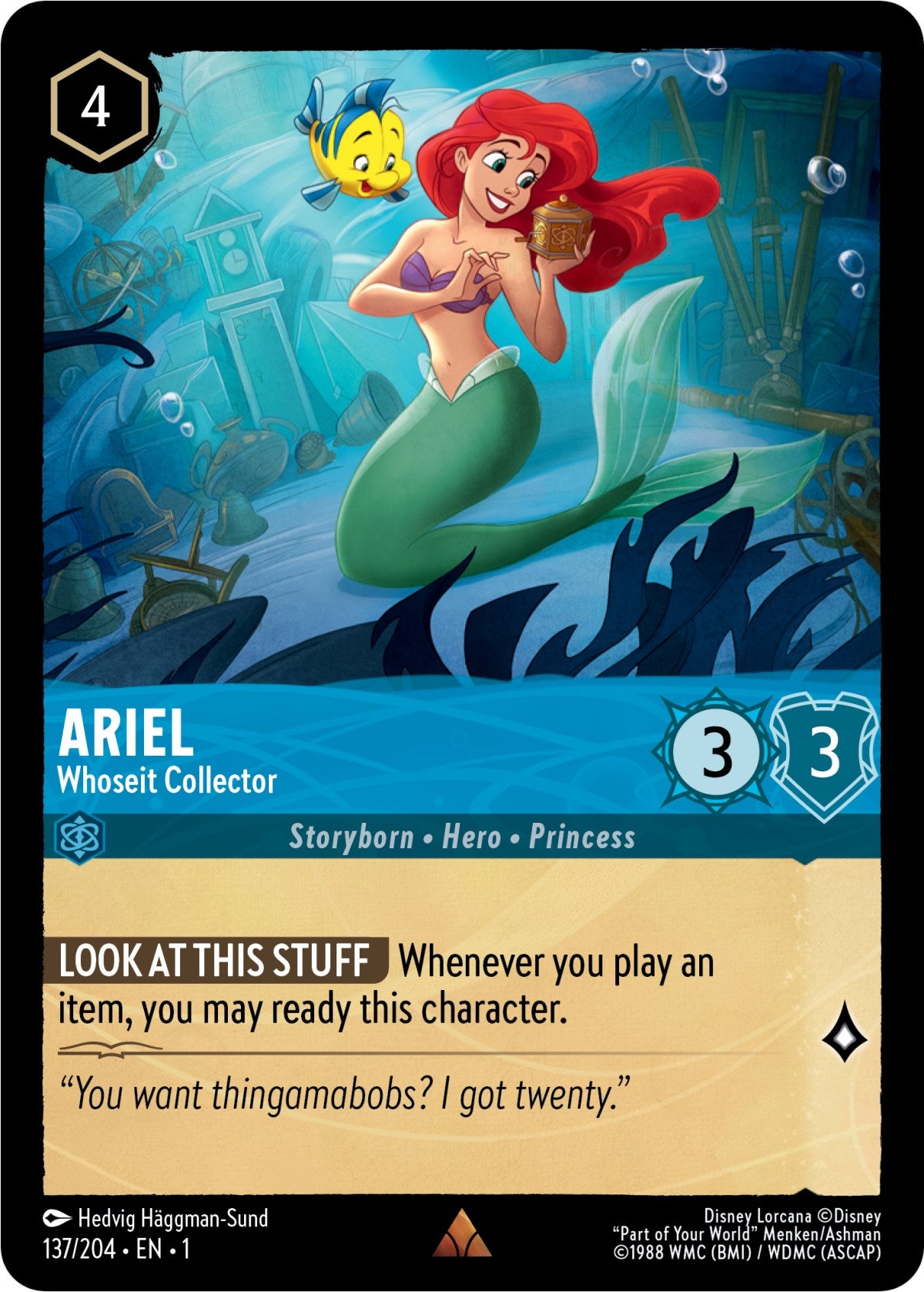 Ariel - Whoseit Collector (137/204) [The First Chapter] | Empire Gaming NC